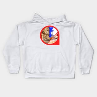 Eiffel Tower Minecraft In Paris France Kids Hoodie